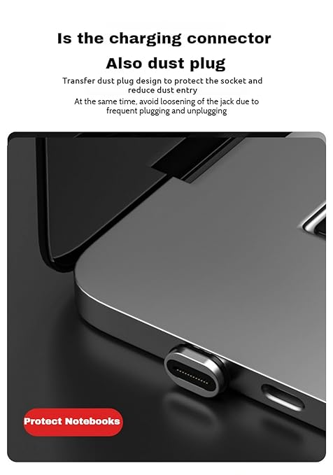 Upgraded Magnetic USBC to USB C Adapter, 140W PD Fast Charging, Thunderbolt 4 Type-C Extender, 40Gpgs for MacBook Pro 2022 2021 2020 2019 2018 16 15 14 13 Inch, and All Type C Devices Laptops