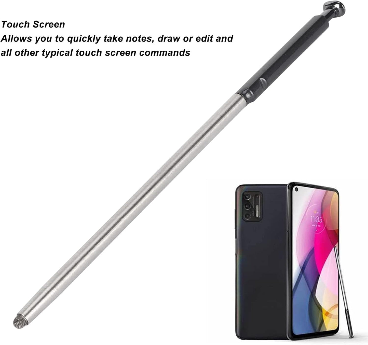 Replacement Stylus Pen for Motorola G Stylus (2021) XT2115, 4G Touch Screen Replacement Pen.