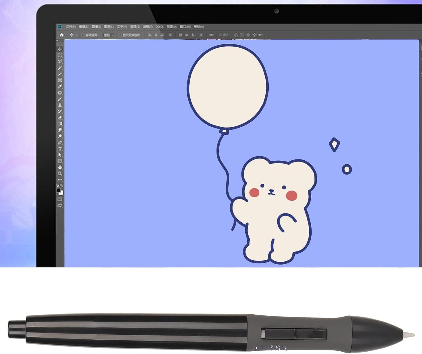 Pressure Sensitive Stylus, 8192 Level Sensitive Pen for Huion GT-191 GT-221 PRO GT-156HD V2 GT-220 V2