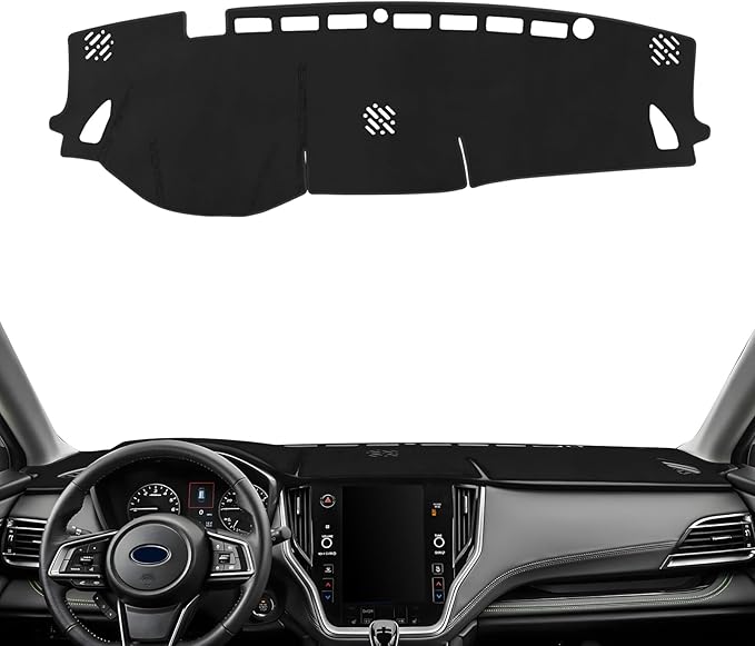 Dashboard Cover Mat Custom Fit for Subaru Outback 2020 2021 2022 2023 2024 2025 Dash Cover Nonslip Dash Mat Protector Sunshade No Glare Black