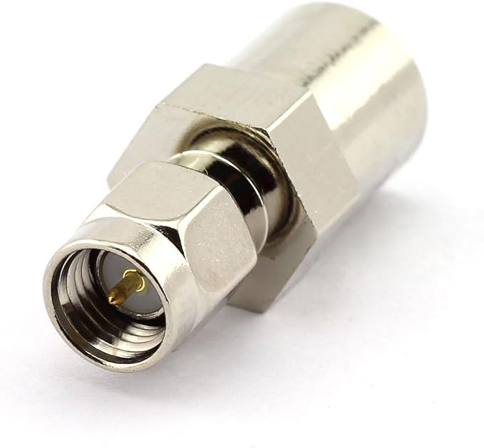 DGZZI 2-Pack FME Male to SMA Male RF Coaxial Adapter FME to SMA Coax Jack Connector