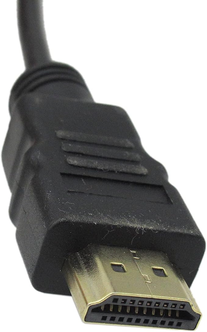 BLUE ELF HDMI to VGA Adapter Cable 6ft/1.8m Gold-Plated 1080P HDMI Male to VGA Male Active Video Converter Cord for Notebook PC DVD Player Laptop TV Projector Monitor Etc