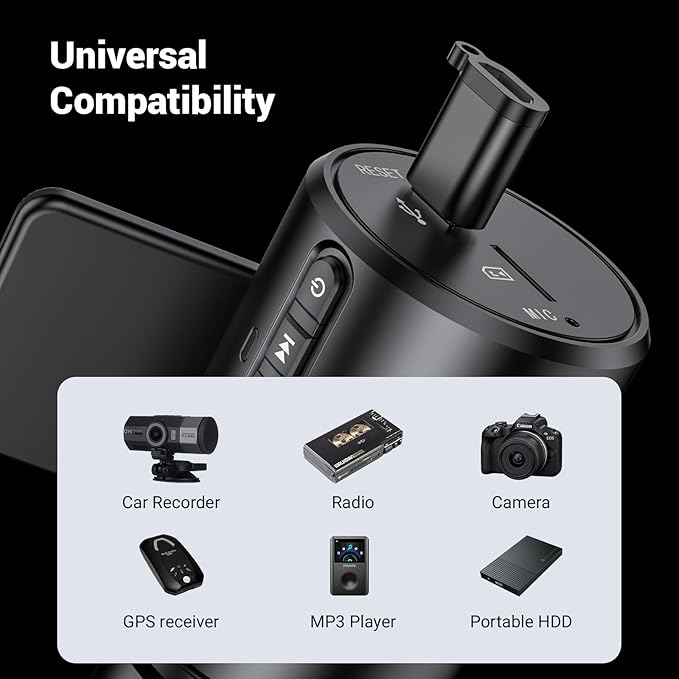 Mini USB Male to Micro USB Female Adapter, Mini USB2.0 Male Convert Connector Support Charging &Data Transfer Compatible for Digital Camera/MP3 Player/Mobile Hard Drive/Dash Cam(5 Pack)