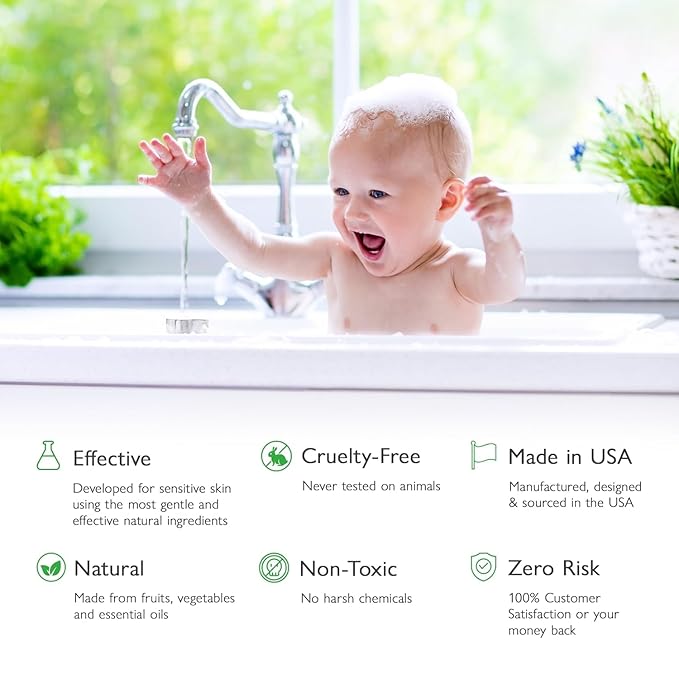 SoCal Suds & Company 2oz Organic Foaming Baby Wash & Shampoo - Soft Citrus