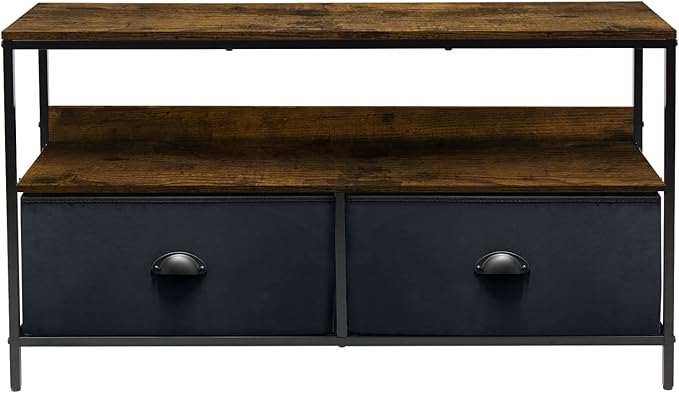 Sorbus TV Stand Dresser with 2 Drawers - Television Riser Chest with Storage - Bedroom, Living Room, Closet, & Dorm Furniture