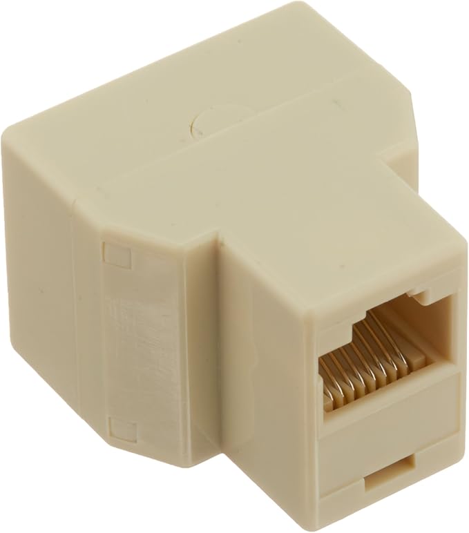 Monoprice T Adapter 8P8C, 1F/2F (107294) (Pack of 2)