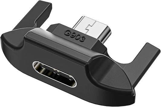 USB-C Adapter Compatible with Logitech G903 Wireless Gaming Mouse,Micro USB to Type-C Converter | Model-Specific Fit | Support Charge & Data Sync | 3-Second Install | 10K+ Durability