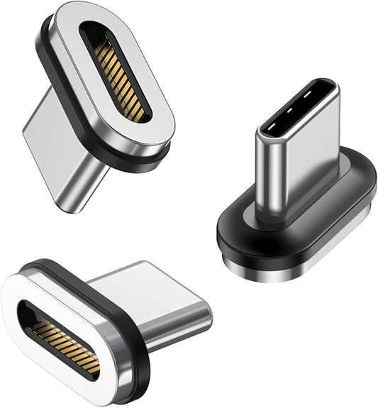 24 Pin Type C Magnetic Tips, USB C Connector USB C Tips for USB C Magnetic Adapter (3 Pack)