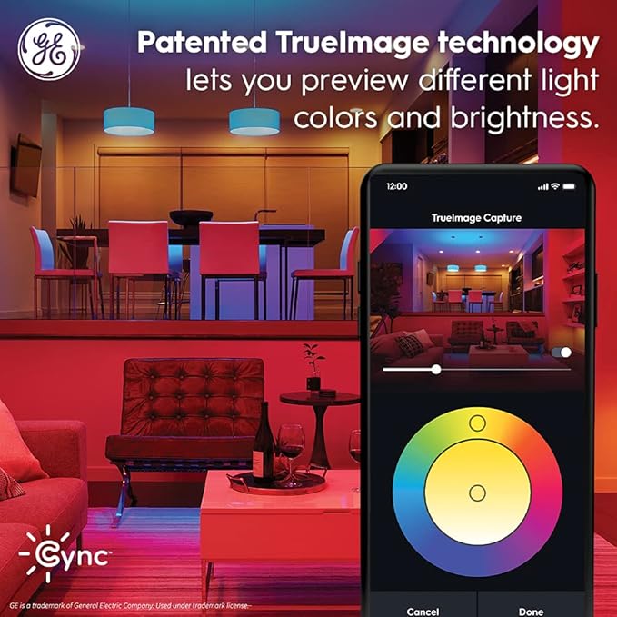 Cync GE Smart LED Strip Light, Color Changing Room Decor LED Light Strip, Works with Alexa and Google Home, Lights for Bedroom, Millions of Colors and White Tones, 32 Feet| (Pack of 3)