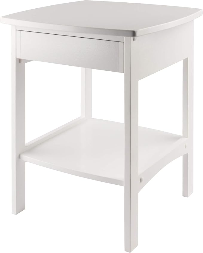 Winsome Wood Claire Accent Table, White