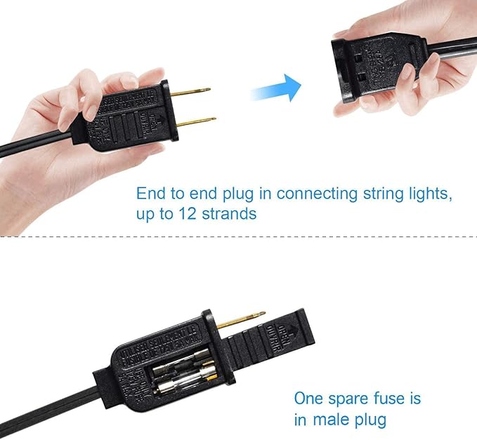 Banord 102FT Outdoor String Lights, Waterproof Patio Lights with 35 Shatterproof LED Bulb Hanging Light String, Black String Light Vintage Party Lights for Garden, Backyard, Porch, Cafe, Deck, Wedding