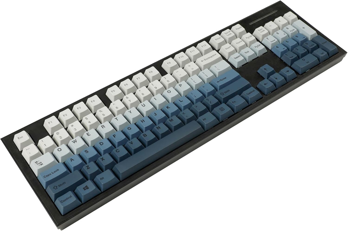 YMDK PBT Gradient Keycaps Cherry Profile Dye Sub Mac Keyset for ANSI ISO 104 TKL GK61 96 75 GMMK NCR80 Mx 1.7mm