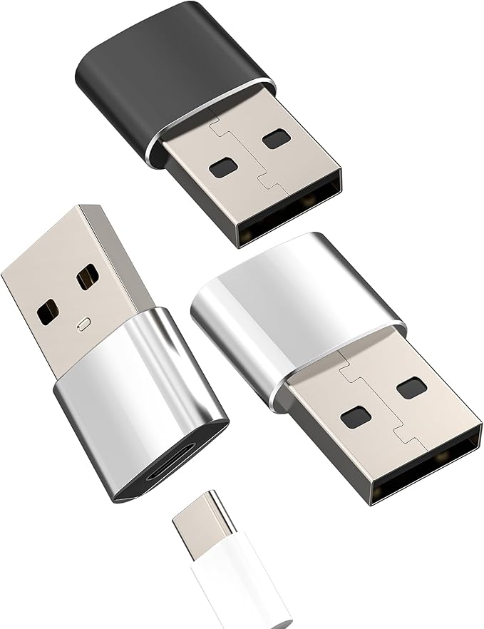 USB C Female to USB Male Adapter for iPhone 16 Cable Compatible for Samsung for iPad Connector Type C Data Transfer Converter Extension USB-A Plug Charger Adaptor Notebook Computer Power Accessories