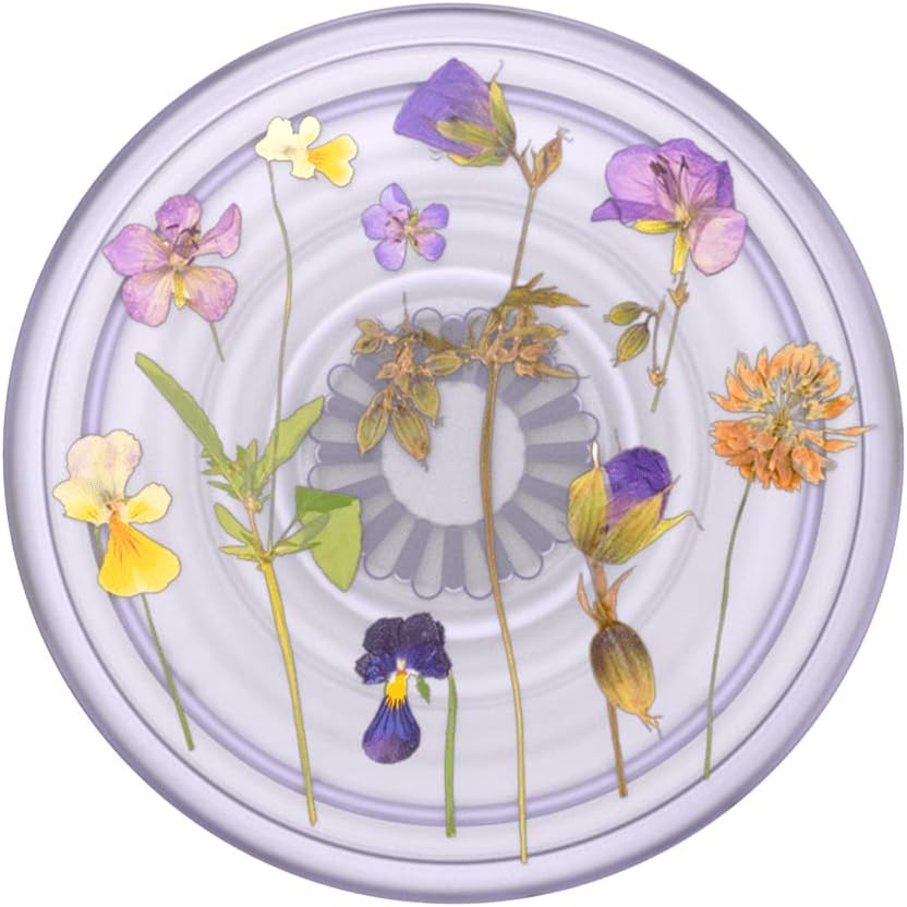 PopSockets Plant-Based Phone Grip with Expanding Kickstand, Eco-Friendly - Purple Fields