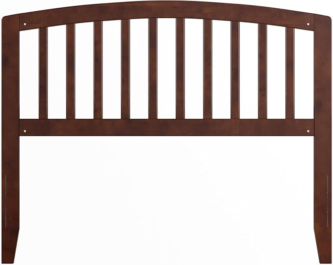 AFI Richmond Full Size Headboard with Attachable Charger in Walnut