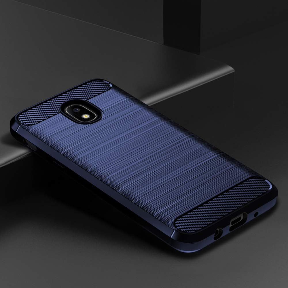 Samsung Galaxy J7 Star J7 Refine J7 2018 J7V V 2nd Gen J737V Phone Case with Tempered Glass Screen Protector