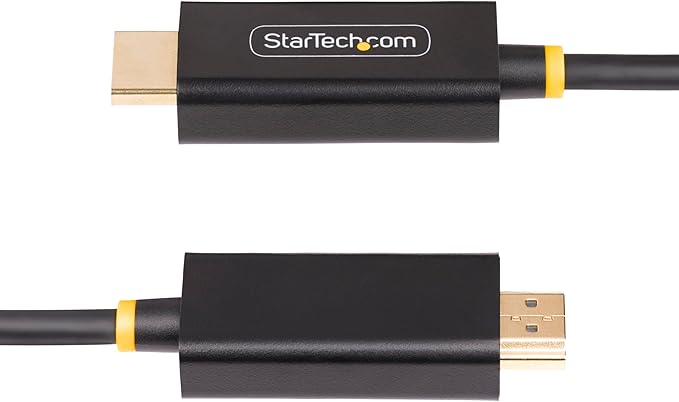 StarTech.com 9.8ft (3m) DisplayPort to HDMI Adapter Cable, 4K 60Hz with HDR, DP to HDMI 2.0b Cable, Active Video Converter