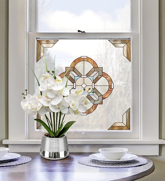 Artificial White Phalaenopsis Orchid Flower Arrangements Faux Orchid Flower in Silver Pot Orchid Centerpiece for Dining Room Table