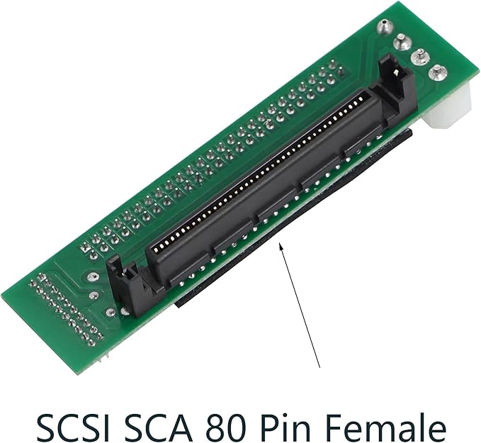 CERRXIAN SCSI SCA 80 Pin Female to IDE 50 Pin Male Adapter Converter for Hard Disk, Computer