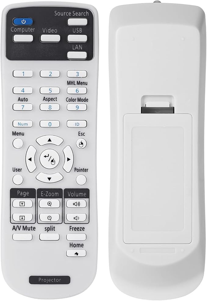 Projector Remote Control 2173589 for Epson BrightLink 675Wi+ 675Wi 680Wi 685Wi+ 685Wi 695Wi+ 695Wi 696Ui 710Ui Home Cinema LS100 PowerLite 670 675W 680 685W 700U Projector Remote Controller