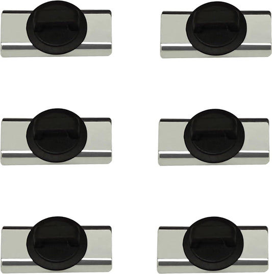 1-Second (6 Magnet Zip Tie Mount Magnetic Zip Ties Mount Holder Strong Magnetic Snap Installation Heavy-Duty Waterproof
