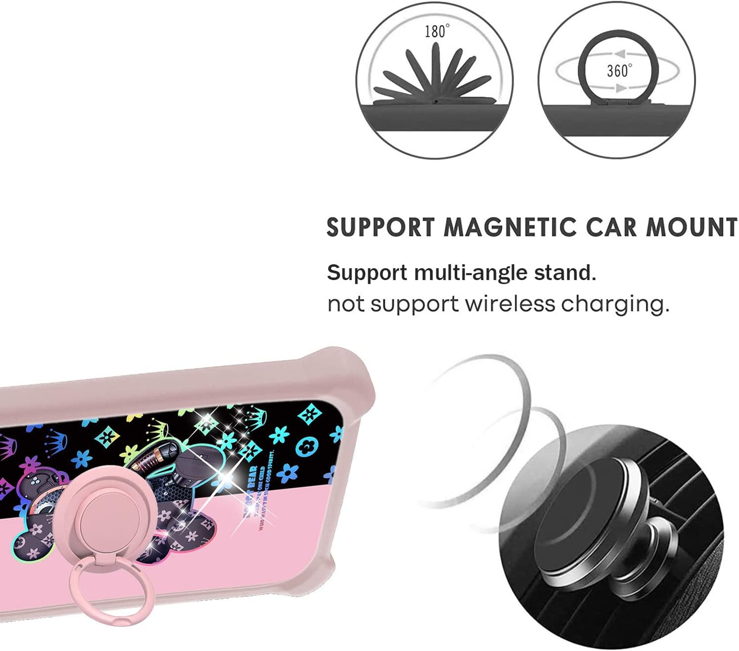 jioeuinly Sky Elite B63 Case Compatible with Sky Devices Elite B63, [with Tempered Glass Screen Protector][Hard PC +
