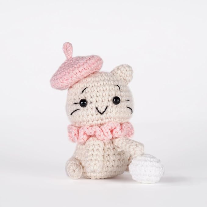 Wizardi Amigurumi DIY Crochet Kit - Cats F07N8-M123