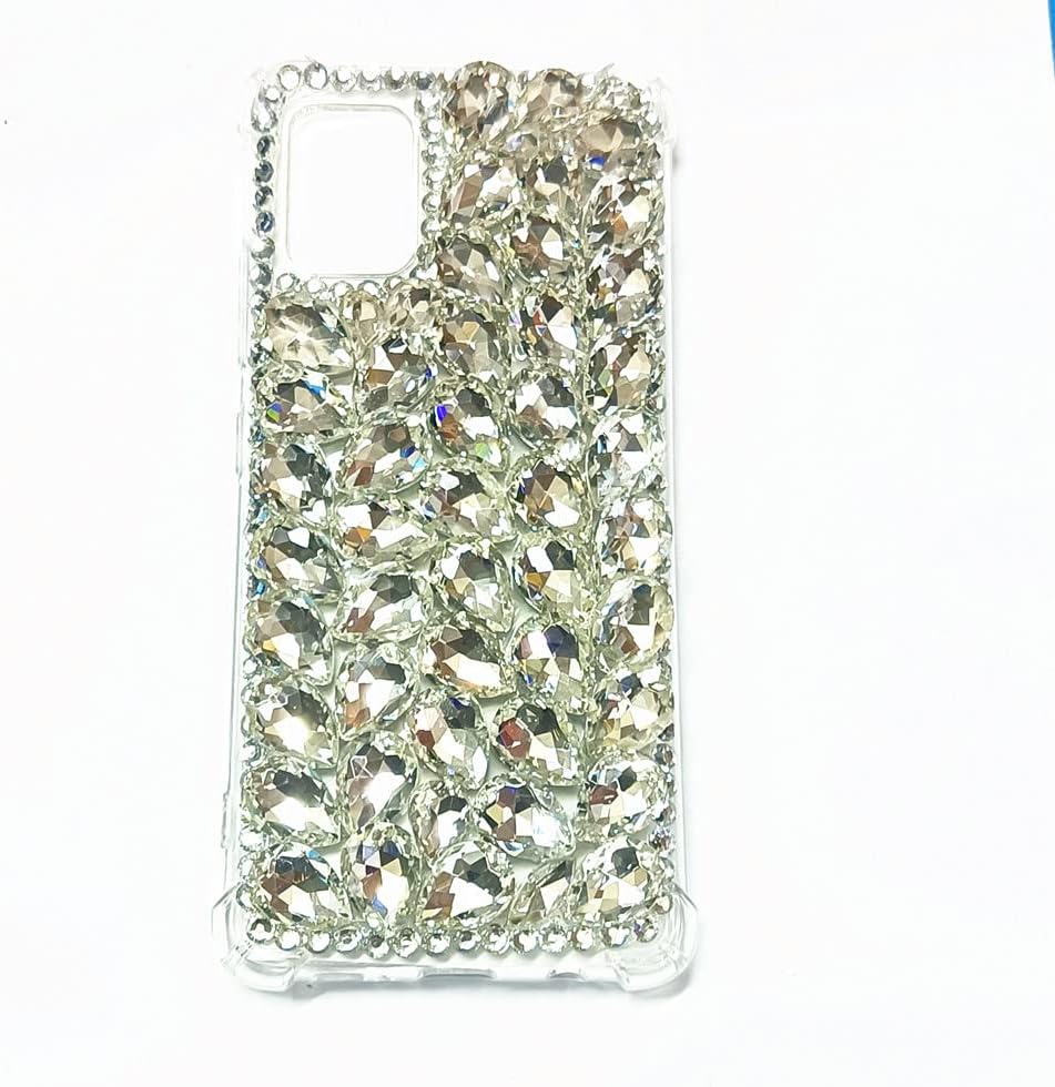 Samsung Galaxy Note 20 Ultra Case, 3D Handmade Sparkle Crystal Diamond Bling Glitter Phone Case