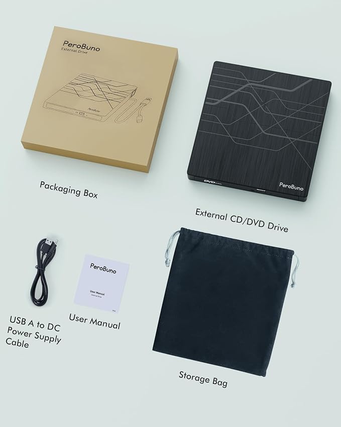 Super External CD DVD Drive, USB 3.0 DVD Burner with Ethernet Adapter, 3 USB and 2 TF/SD Card Ports, CD DVD Player Reader Writer Optical Disk Drive for Laptop MacBook PC Windows 11/10/8/7 Linux Mac OS