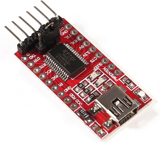 3PCS FT232RL Mini USB to TTL FTDI Adapter Module, 3.3V 5.5V FT232R Breakout FT232RL USB to Serial Converter Adapter Board