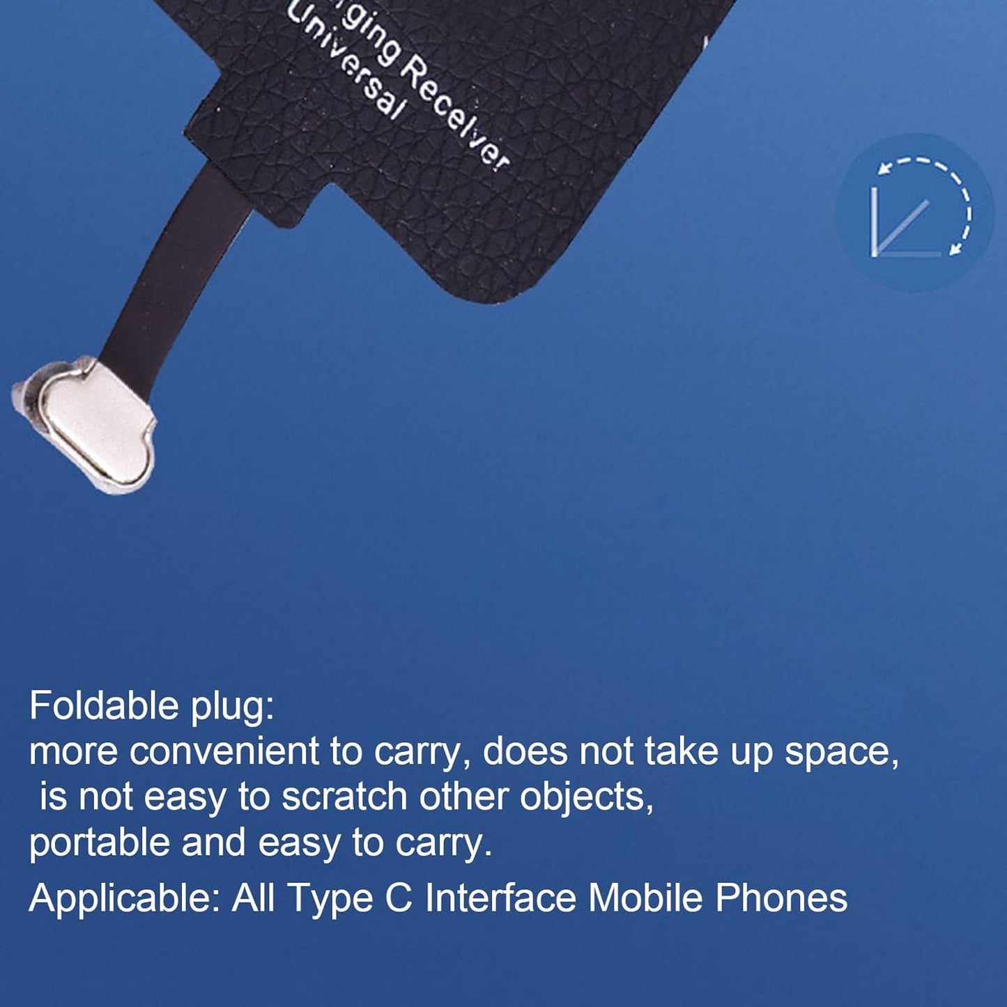 Micro USB Charging Receiver Adapter for Android Phone, 10W Fast 5V 2A Plug and Play Phone Charger Receiver