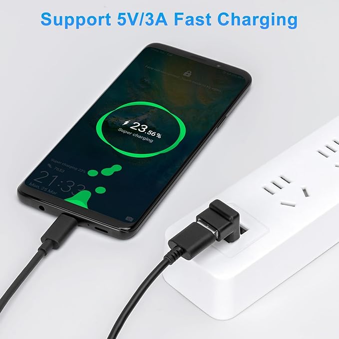 USB 3.1 Adapter 90 Degree (2 Pack), Up and Down Angle 90 Degree USB3.1 Type A Male to USB-A Female Adapter USB Coupler Adapters, Fast Charging Converter OTG (USB 3.1 Up Down)