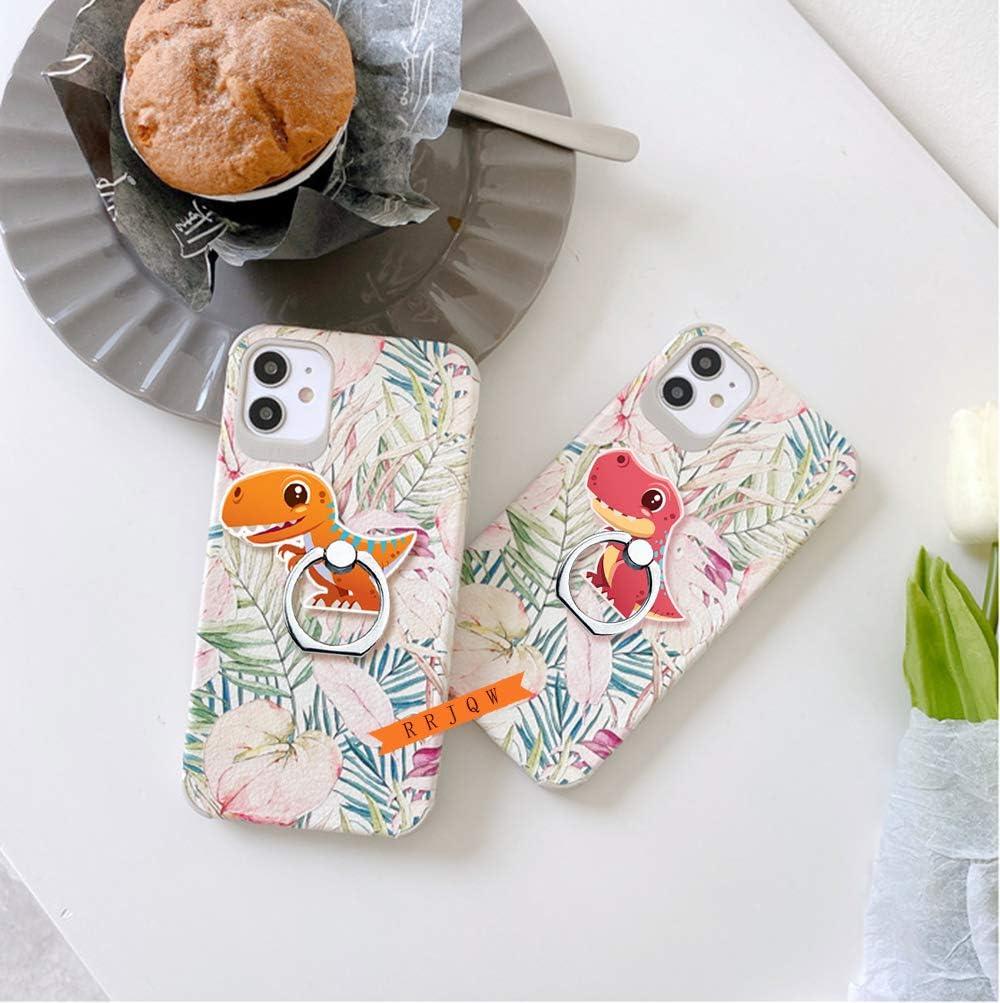 Phone Ring Holder Stand - 360 Rotation Finger Grip for Cellphones, 3 Pack Dinosaur Design