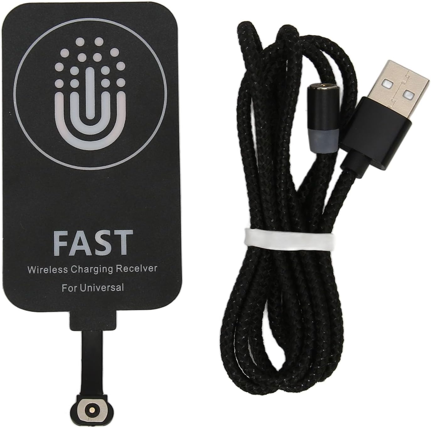 Fast Charging Receiver - Thin Magnetic Suction Type C Charging Receiver for Cell Phones