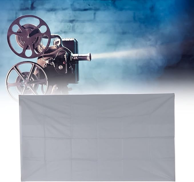 Projector Screen High Definition 4K Anti‑Light Foldable Portable Movies Screen for Home Theater Party Office Classroom Outdoor Indoor,Movie Projection Screen with inches