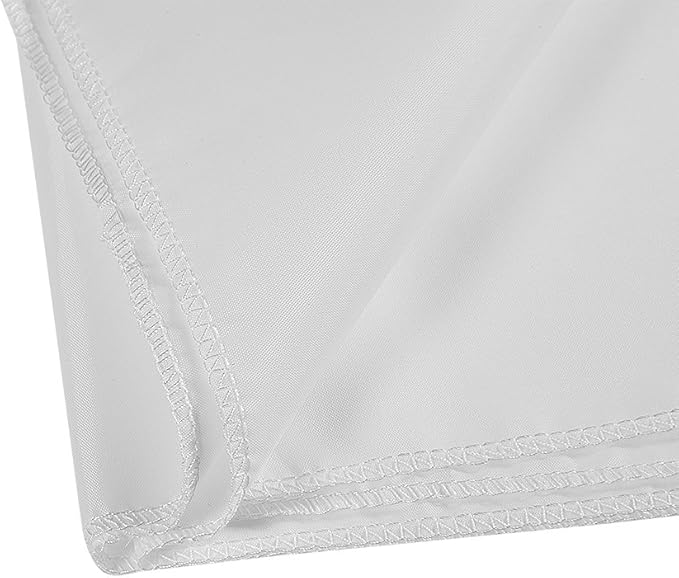 60-120 Inch Portable Projection Screen 16:9 White Synthetic Polyester Fabric Projector Curtain Foldable, Anti-Reflective(84inch)