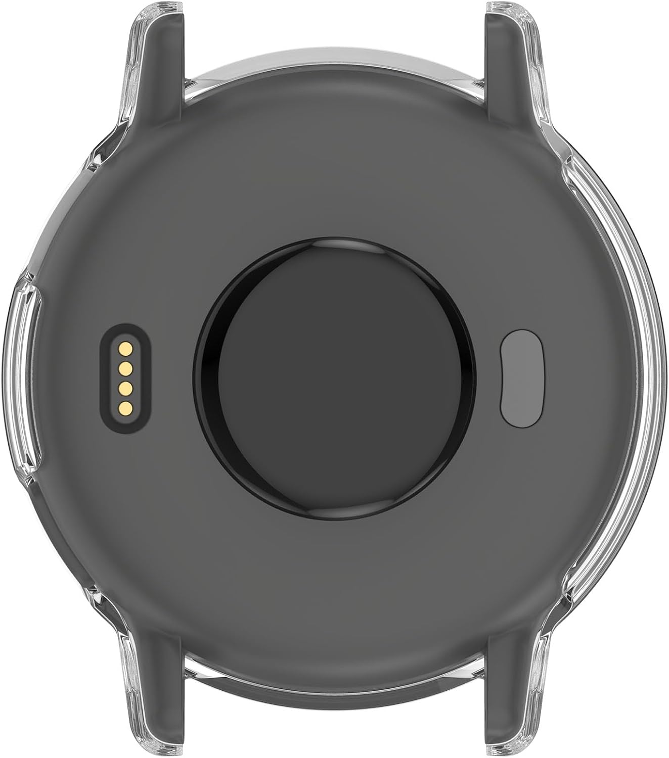 Garmin Vivoactive 5 Case Cover, Waterproof Full Cover with Built-in HD Tempered Glass Screen Protector (Clear)