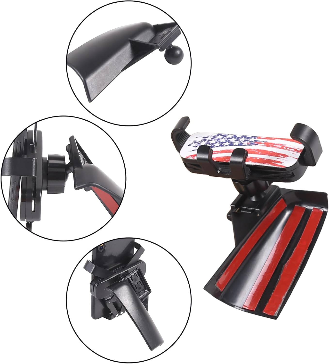 HAPPYHORSE Car Phone Mount for Mazda MX-5 2016-2023, Central Control Navigation Cell Phone Holder
