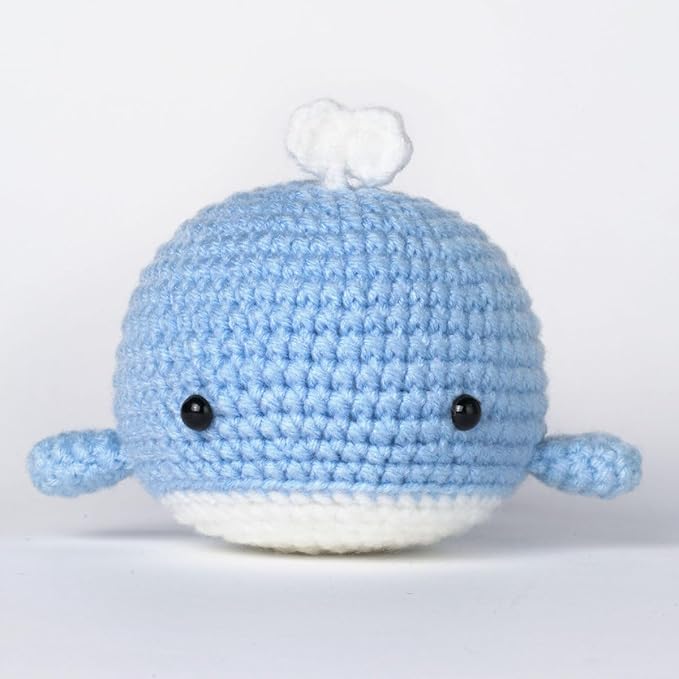 Wizardi Amigurumi DIY Crochet Kit - Whale F07N8-M43