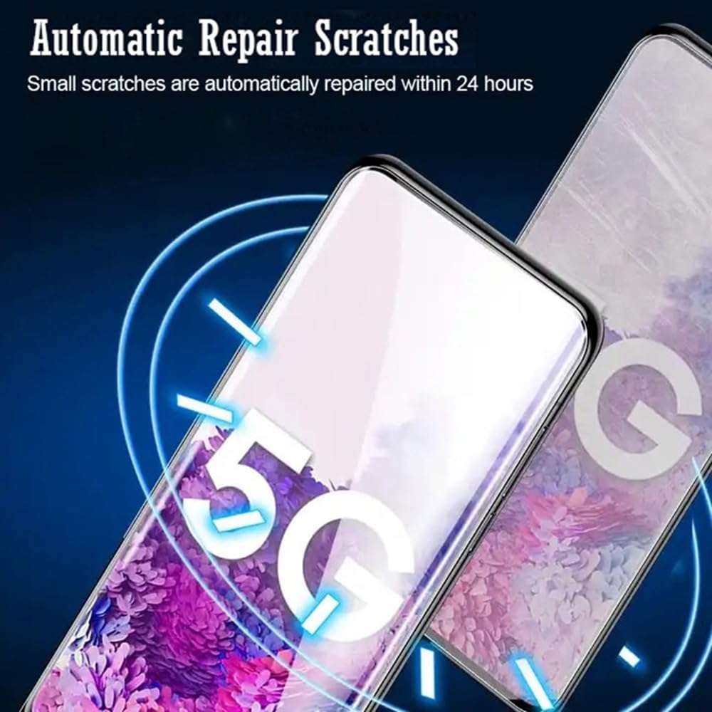 Hydrogel Film Screen Protector, Compatible with Samsung Galaxy S24+ / Galaxy S24 Plus, Flexible TPU Protective Film,