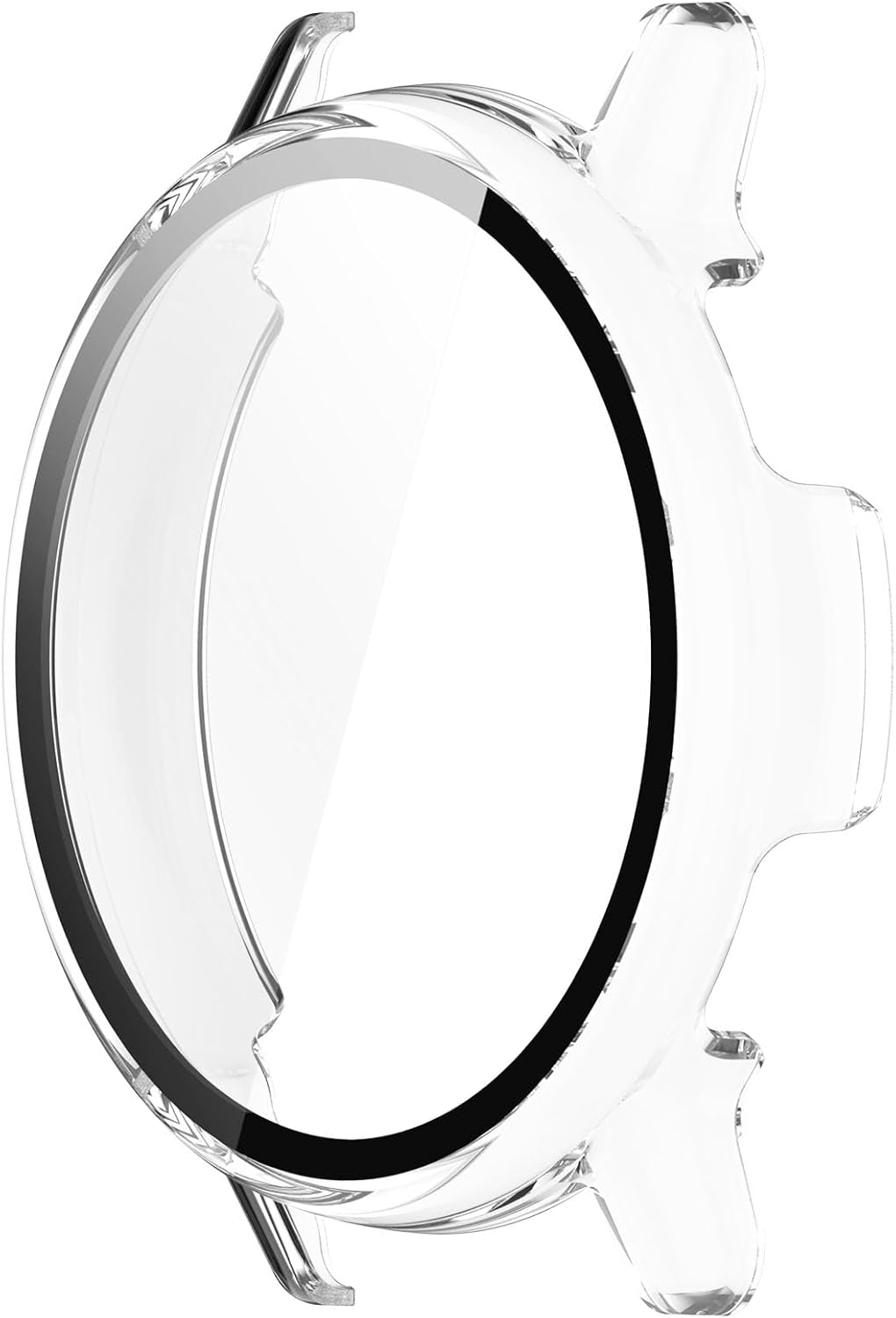 Garmin Vivoactive 5 Case Cover, Waterproof Full Cover with Built-in HD Tempered Glass Screen Protector (Clear)