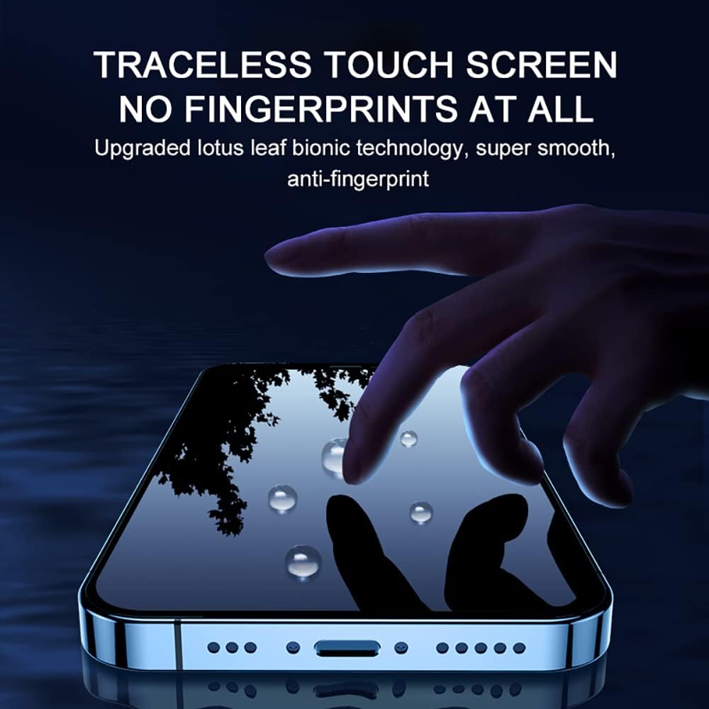 OWRORA Privacy Screen Protector for iPhone 11/XR, 2 Pack, 2.5D Edge Full Coverage Anti-Spy Tempered Glass