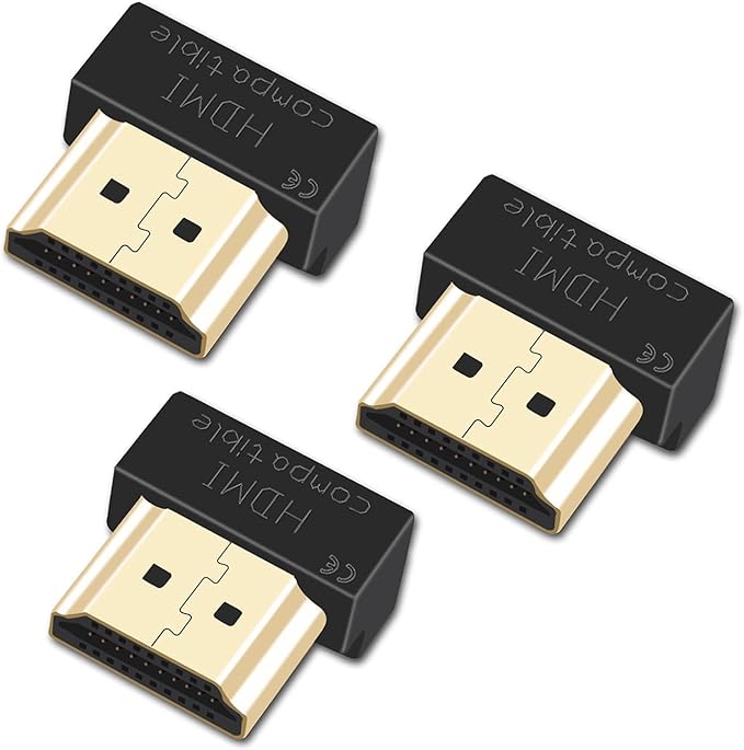 EVanlak Product Title: 8K 4K120hz HDMI Virtual Display Adapter - Emulate Monitor Display Headless Connector for Superior Display Quality at EDID (8K 7680×4320@30Hz& 4K 120Hz)-3P