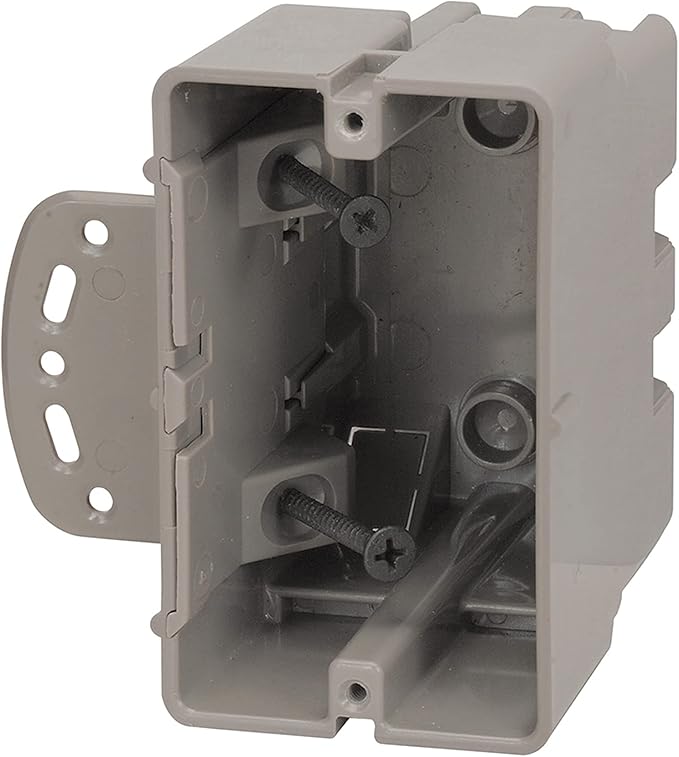 Southwire MSBMMT1G 1 Gang Multi Mount Device Box with Depth Adjustable; Heavy Duty 42lb