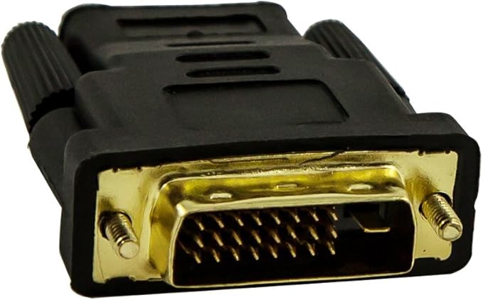 Gold-Plated DVI-D Dual Link Male to HDMI to Female Adapter - 4K Resolution Ready