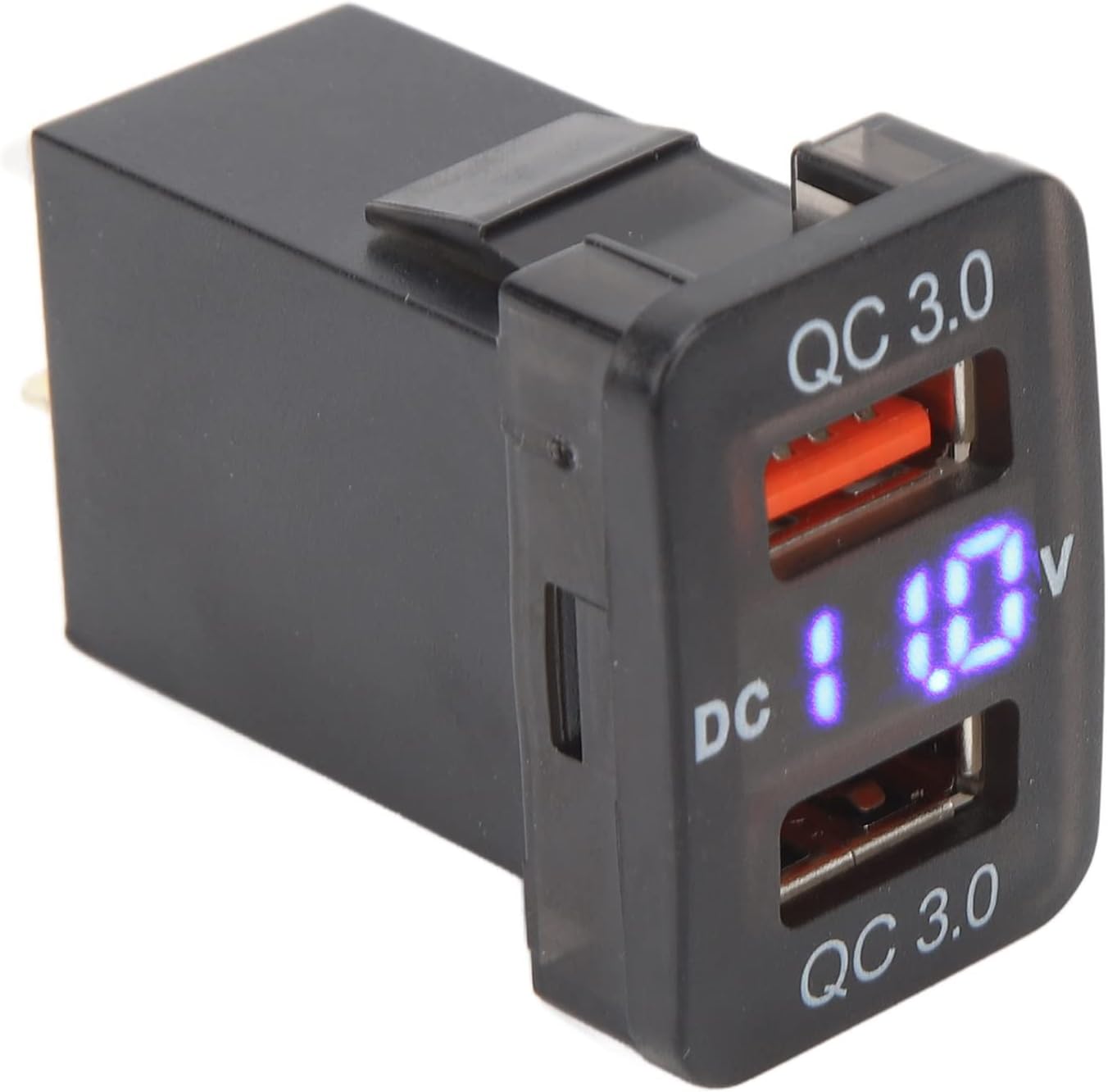Fast Charge Dual USB Port Charger Socket with QC3.0 for FJ Cruiser Hilux Tacoma, Compatible with Mobile Phones