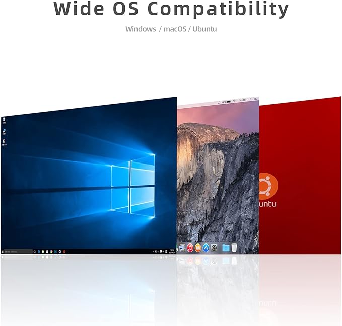 DriverGenius SerialEdgeX Series | USB-C to RS232 (DB9) Adapter with 3 LED Indicators (TX, RX, PWR), Compatible with Windows 11 and macOS 15 【USB232A-B-C, 4-Pack】