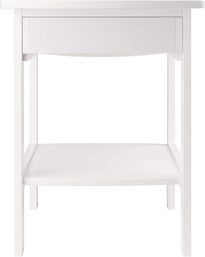 Winsome Wood Claire Accent Table, White