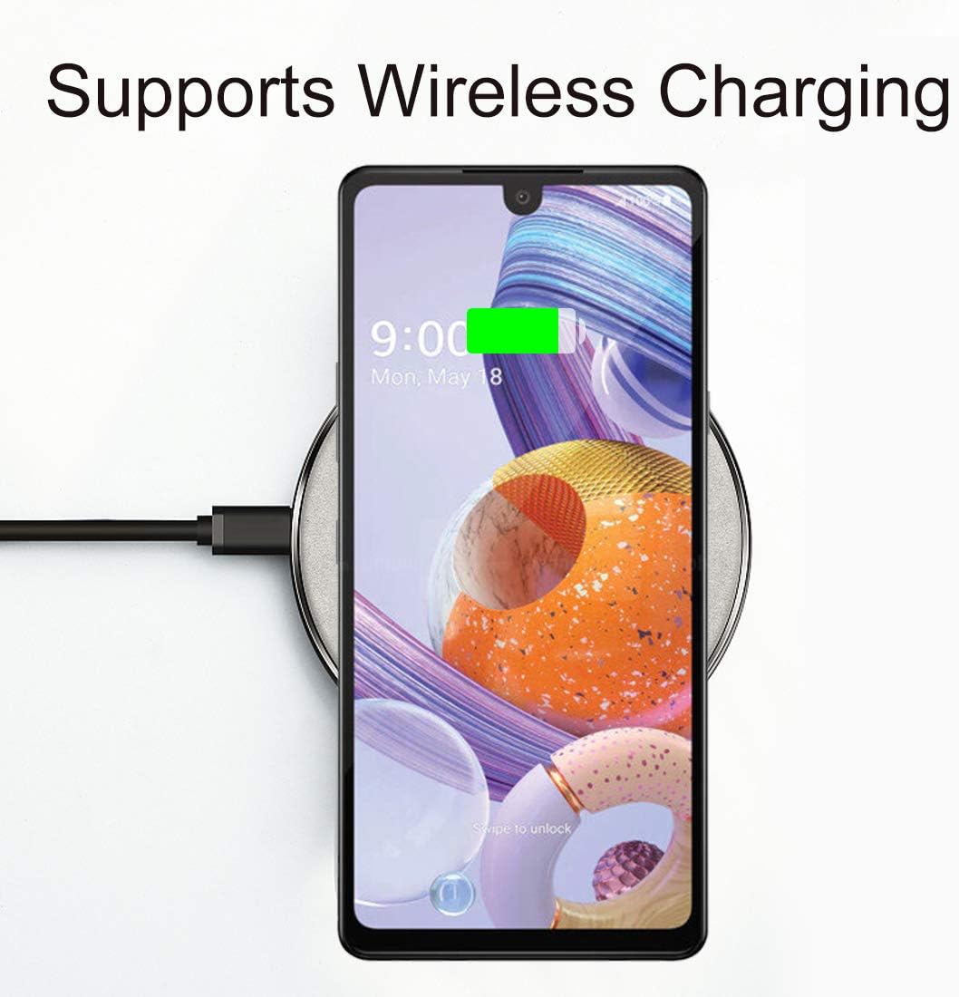 Osophter Clear Transparent Case for LG Stylo 6, Reinforced Corners, TPU Shock-Absorption Flexible Cover.