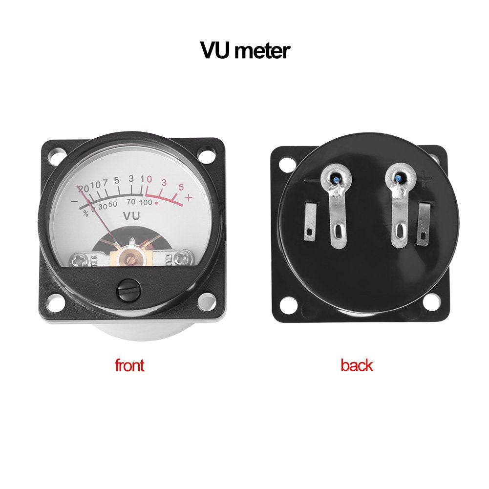 YWBL-WH 2PCS 12-15V/300mA VU Meter Warm Back Light Recording+Audio Level Amp with Driver Board.